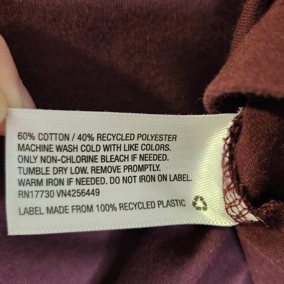 Maroon Goodfellow & Co. Mens Large Short Sleeve Tee - Picture 3 of 5